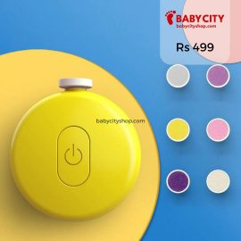 Baby Electric Nail Trimmer Newborn Electric Nail Polisher Nail File Drill Safety Cutter Trimmer Clipper for Toes and Fingers - Yellow / One Size