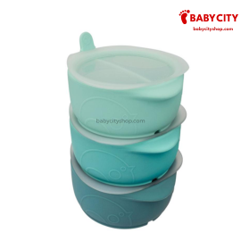 b box Fill and Freezer Silicone Double Containers x3 pcs