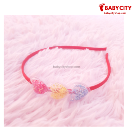 3 Heart Baby Kid Headband