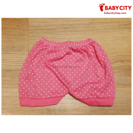 Baby Dotted White Printed Short
