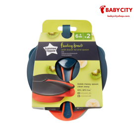 TT Feeding Bowl x2 pcs with Spoon Type 1