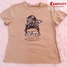 Maternity TShirt MomLife Short-Sleeve